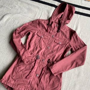 Long Pink Coat Size XS